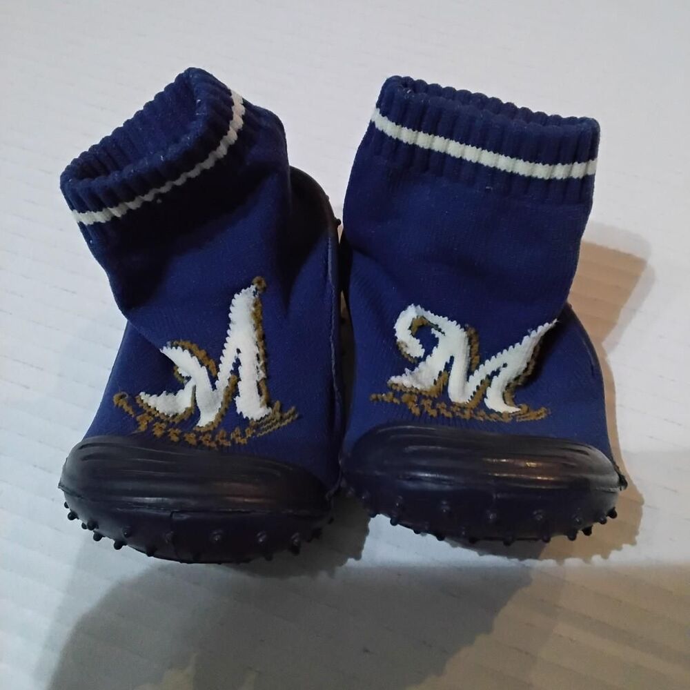 Mlb Blue and Navy First-shoes-baby-shoes